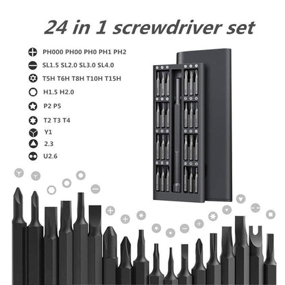 🛠️ Premium 24-in-1 Precision Screwdriver Set – Magnetic Repair Tool Kit for Electronics & Everyday Fixes ✨