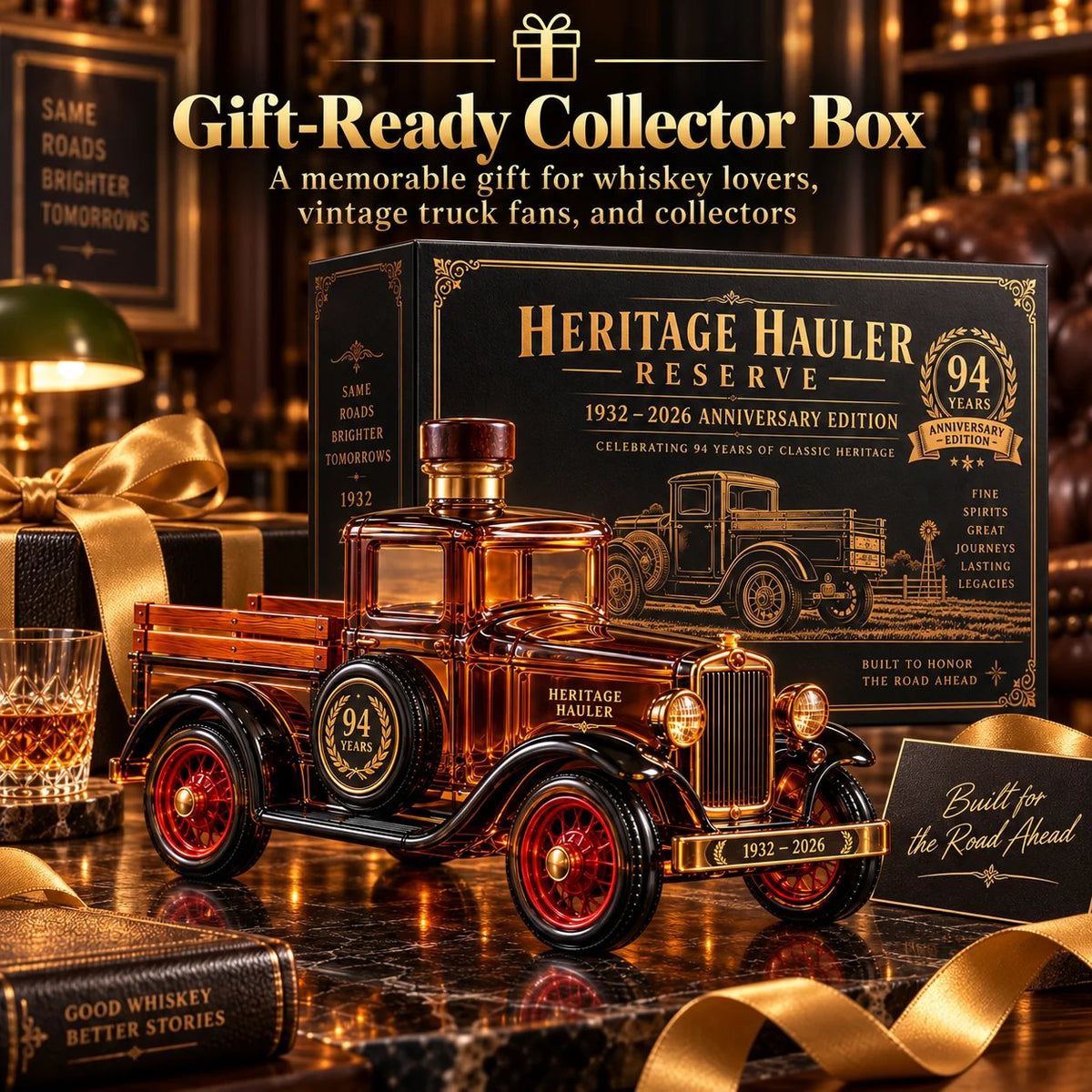 🚚 Heritage Hauler Reserve 94th Anniversary Vintage Truck Decanter