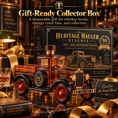 🚚 Heritage Hauler Reserve 94th Anniversary Vintage Truck Decanter