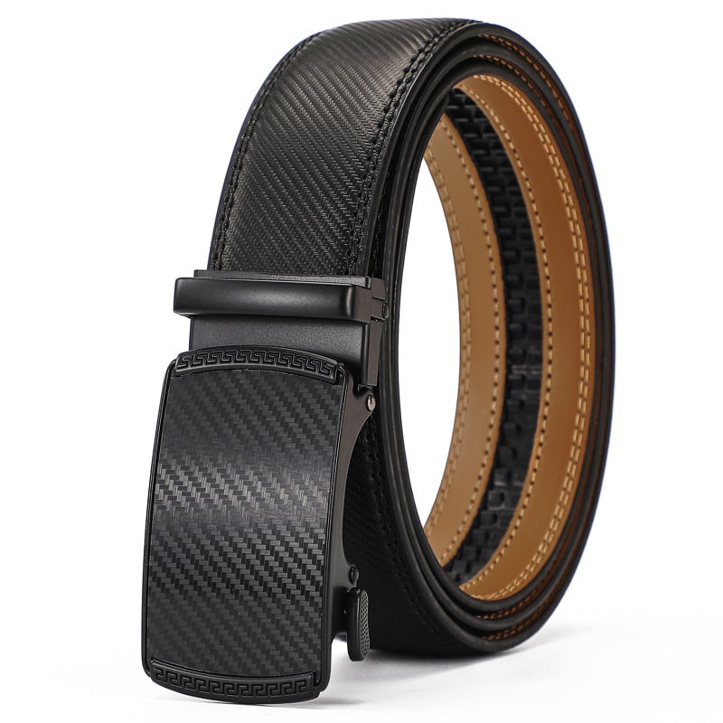 🔥LAST DAY 49% OFF - Leather Ratchet Belt With Adjustable Buckle