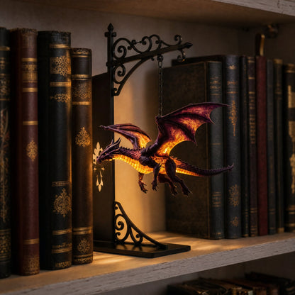 Mythic Lanterns — Glowing Creature Bookshelf Lamp