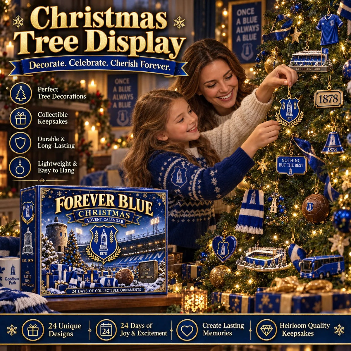🎄 Forever Blue! Football Christmas Advent Calendar