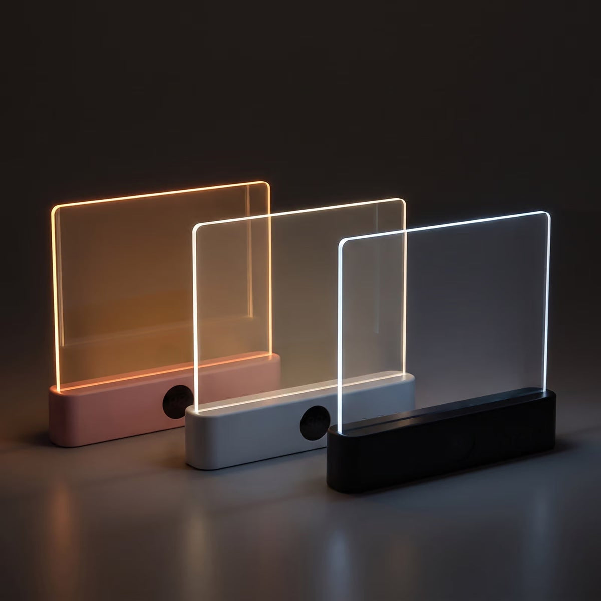 All Variants in dim lighting