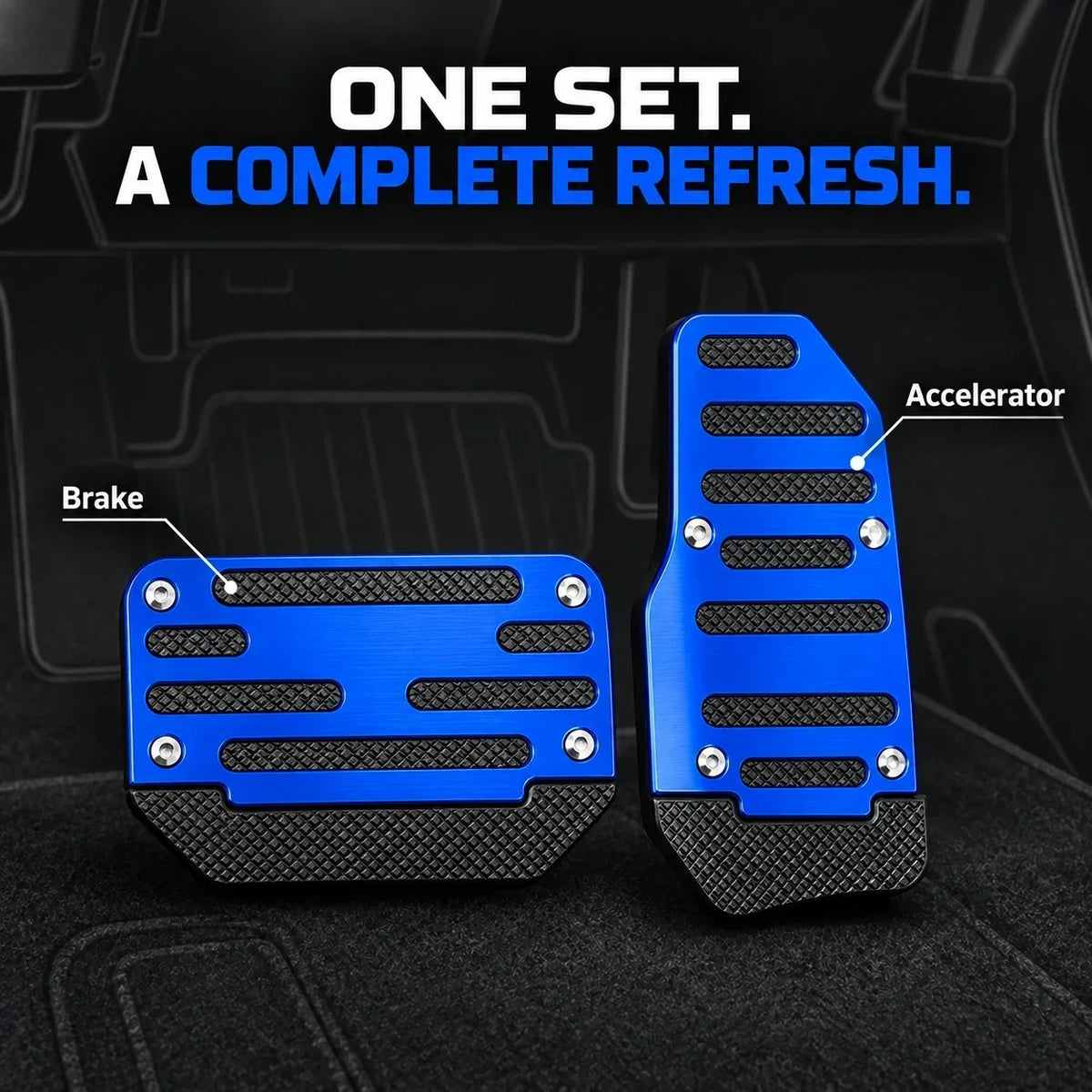 🚗 Universal Non-Slip Car Pedal Covers – Automatic Brake & Gas Pedal Pads, Anti-Slip Foot Pedal Accessories