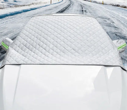 ❄️ Magnetic Windshield Cover – All-Season Snow, Frost & Sun Protector