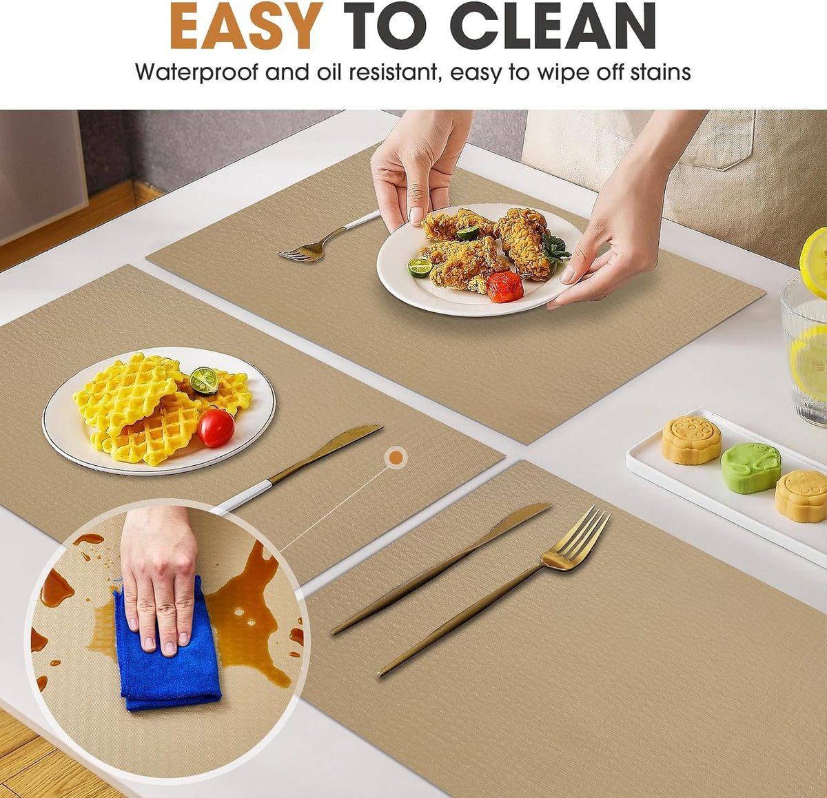 Drawer and Shelf Liner for Kitchen Cabinets, Beige, 12IN X 20FT