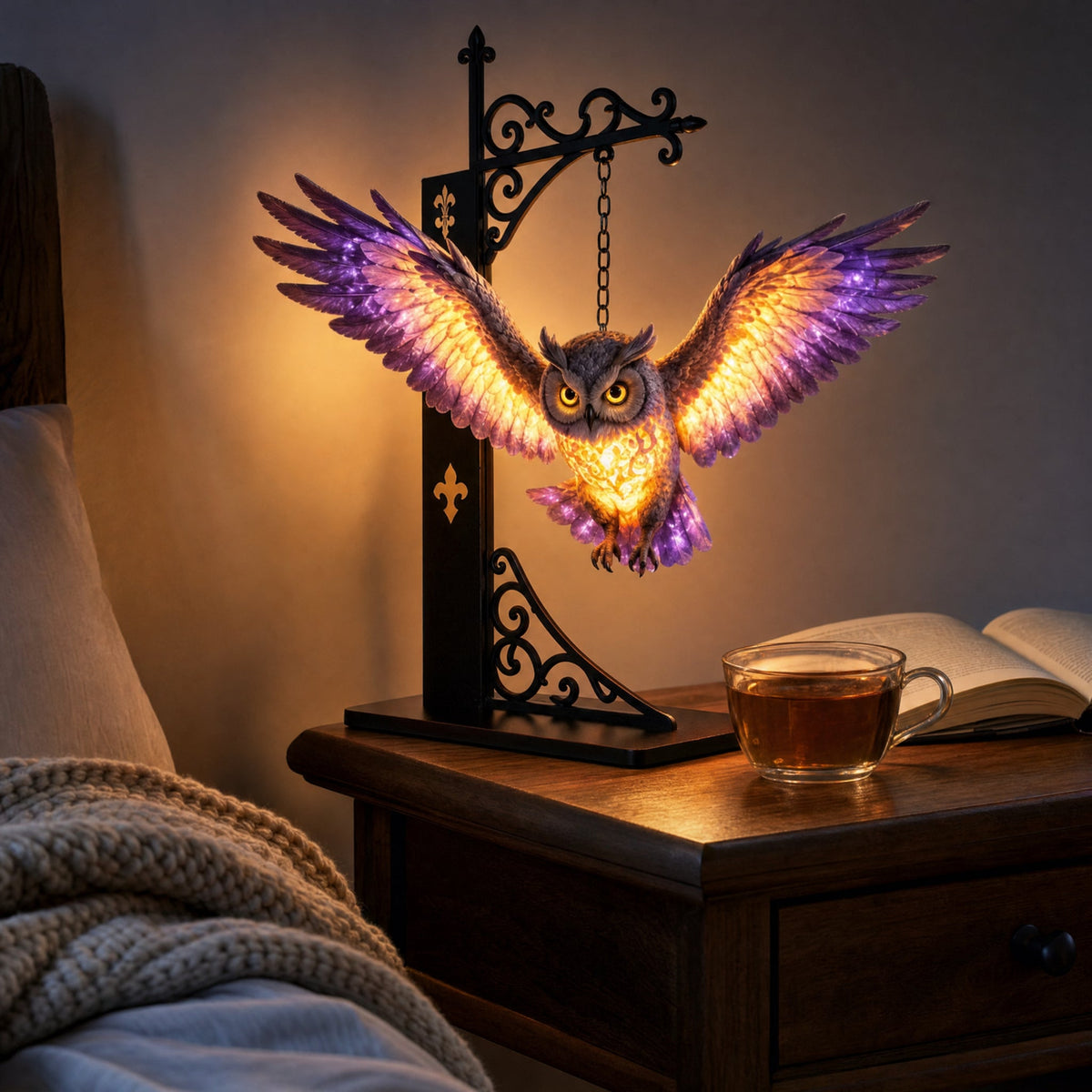 Mythic Lanterns — Glowing Creature Bookshelf Lamp
