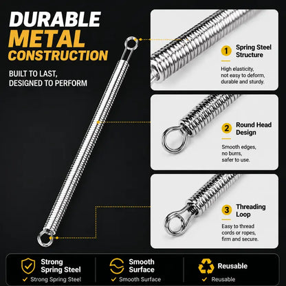 🧵 Flexible Drawstring Threader Tool –5PCS Stainless Steel Cord Repair Set