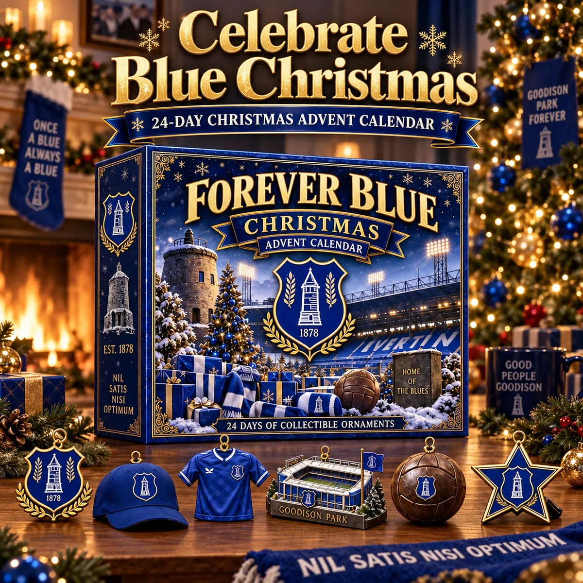 🎄 Forever Blue! Football Christmas Advent Calendar