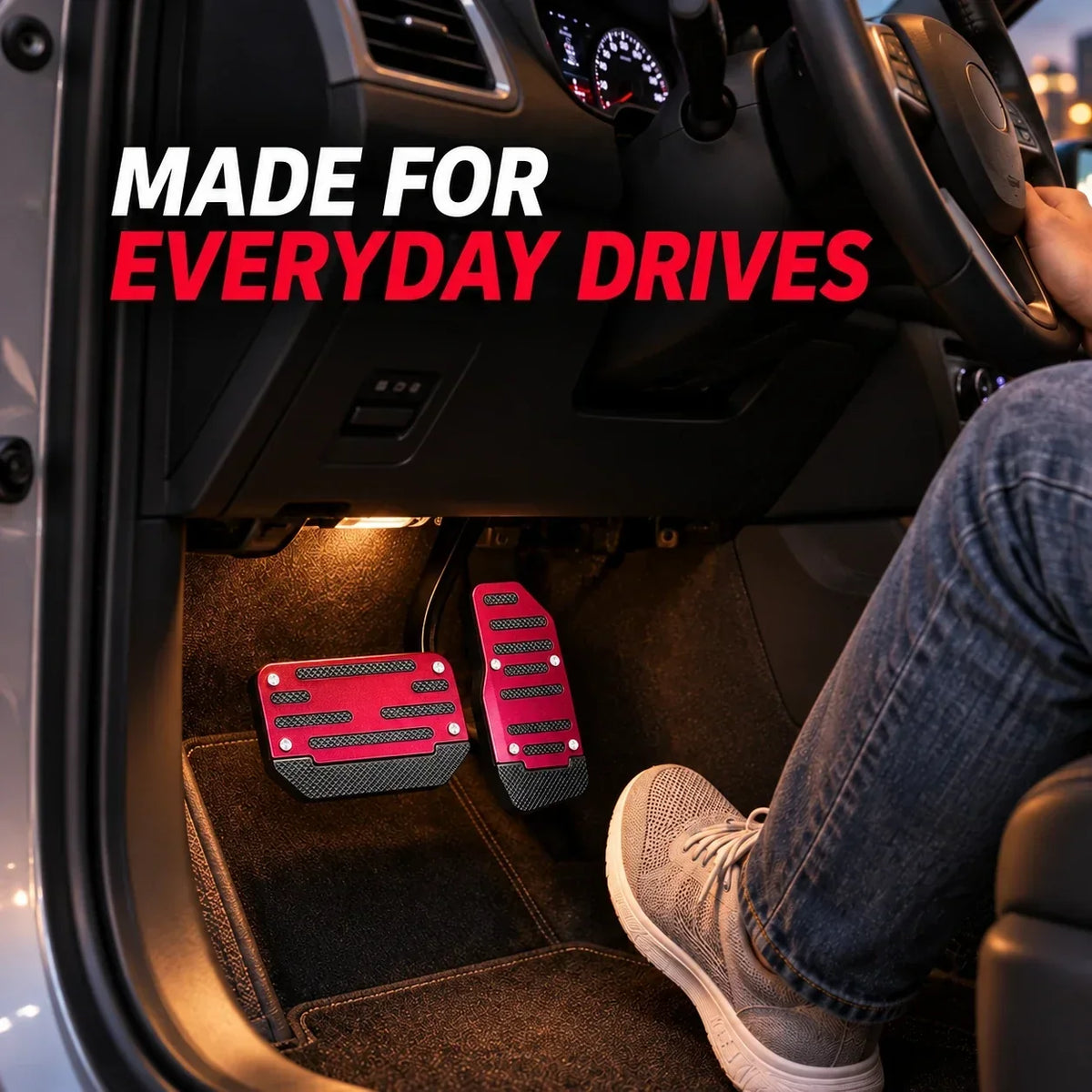 🚗 Universal Non-Slip Car Pedal Covers – Automatic Brake & Gas Pedal Pads, Anti-Slip Foot Pedal Accessories