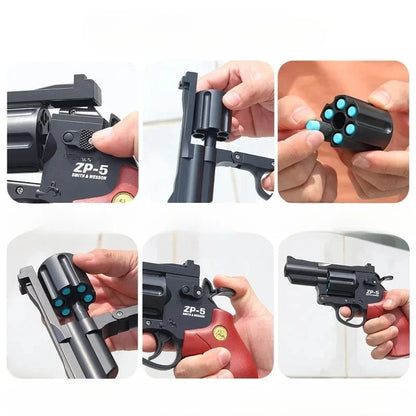 🎯 Realistic Toy Dart Revolver – Dart Blaster for Target Practice & Play ✨