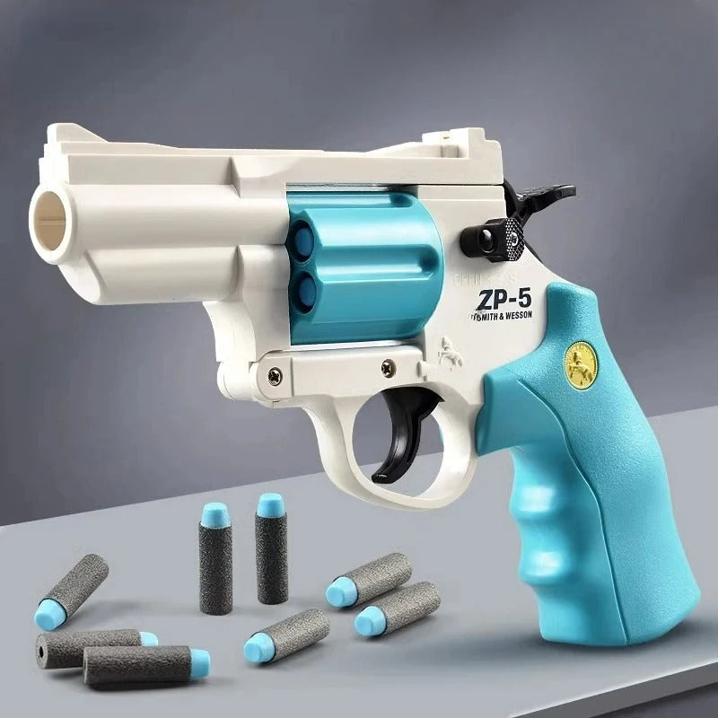 🎯 Realistic Toy Dart Revolver – Dart Blaster for Target Practice & Play ✨