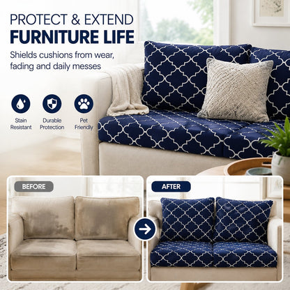 🛋️ Outdoor Patio Sofa Cushion Covers 🔥Free Shipping Worldwide
