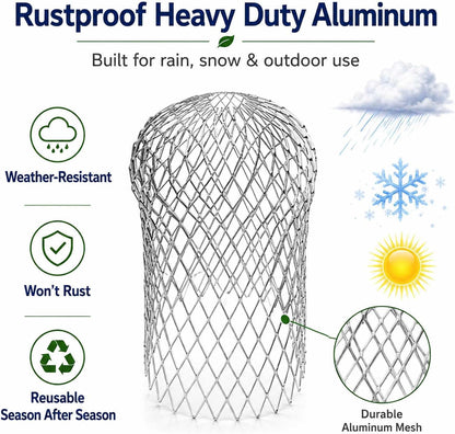 🍂 Aluminum Gutter Guard Filter – Anti-Clog Downspout Leaf & Debris Catcher