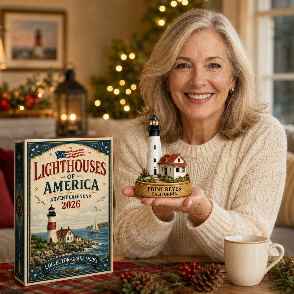 🌊🎄 Lighthouses of America Advent Calendar 2026 – 24-Day Coastal Countdown with Collectible Miniatures ⚓