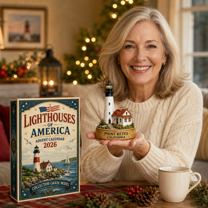 🌊🎄 Lighthouses of America Advent Calendar 2026 – 24-Day Coastal Countdown with Collectible Miniatures ⚓