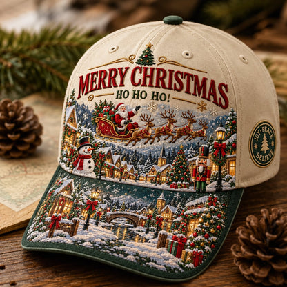 🎅🎄 “Merry Christmas – Ho Ho Ho!” Christmas Commemorative Cap