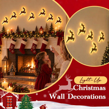 Christmas LED Wall Decorations - festive light-up wall display