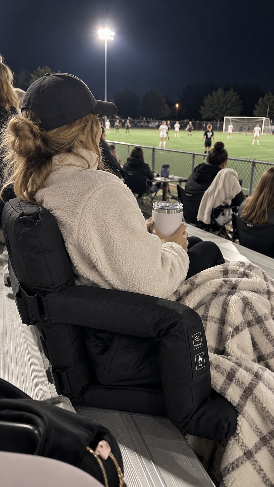 Portable Heated Stadium Seat
