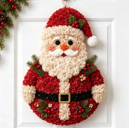 🎄 DIY Christmas Door Hanging Kit – Layered Fabric Holiday Décor