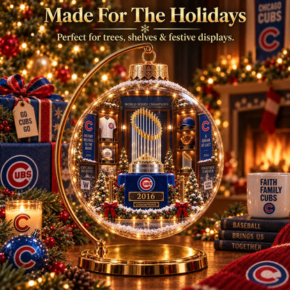 ⚾ Fly the W Light-Up Baseball Christmas Ornament | 8 Styles – 12