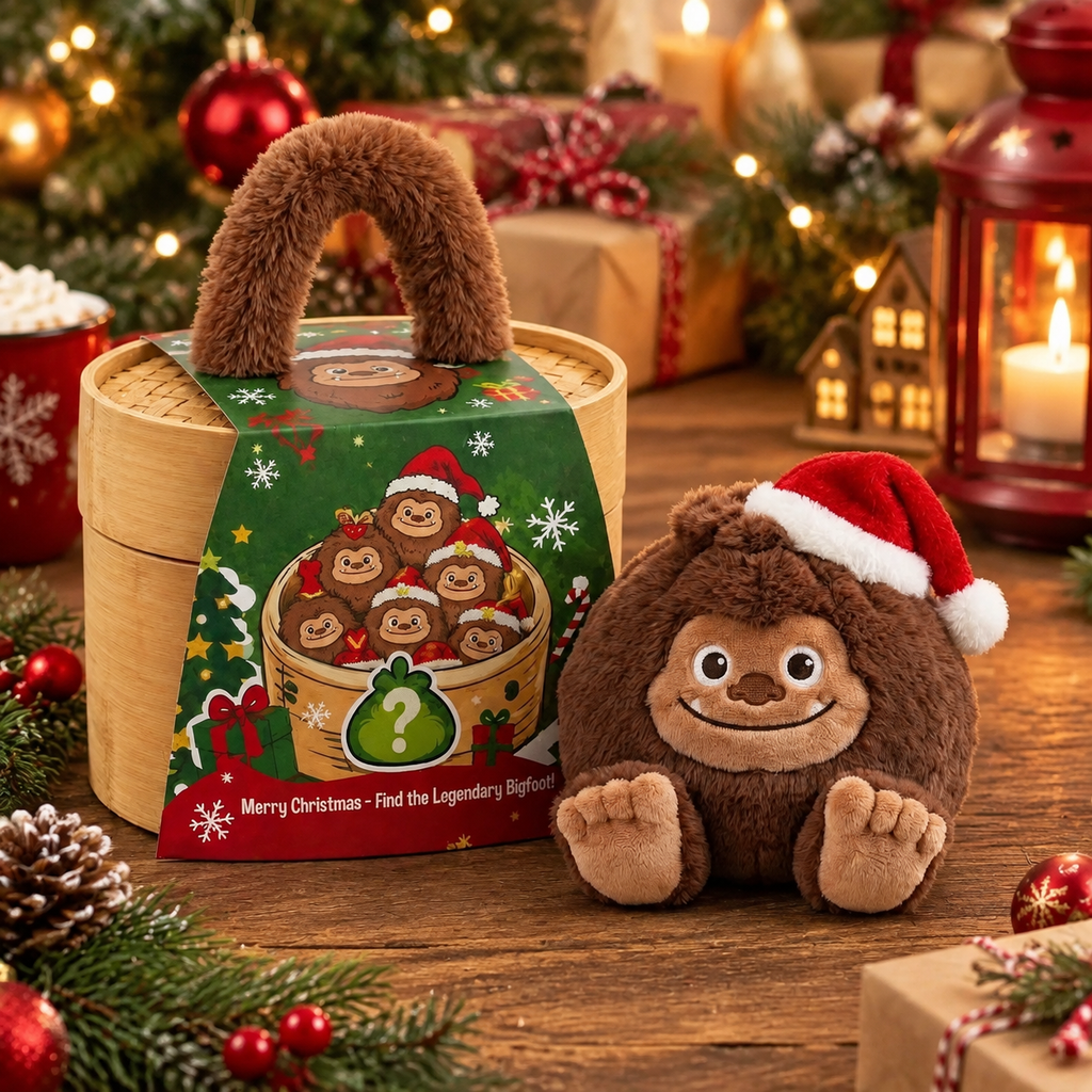 Festive Legendary Bigfoot Plush Mystery Box Surprise