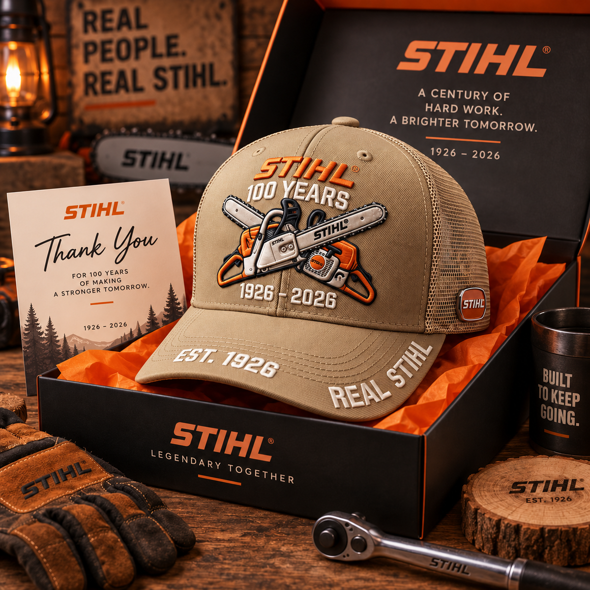 STIHL 100th Anniversary Commemorative Trucker Cap