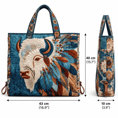 ✨Handmade Native American Quilted Tote Bag