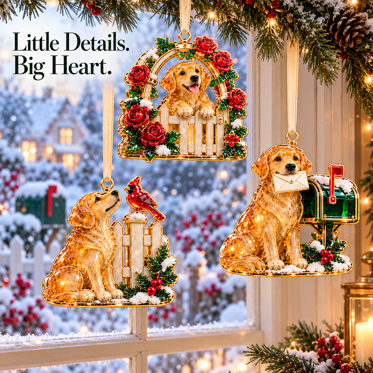 Golden Retriever Christmas Ornaments – 6 Heartwarming Holiday Designs for Dog Lovers