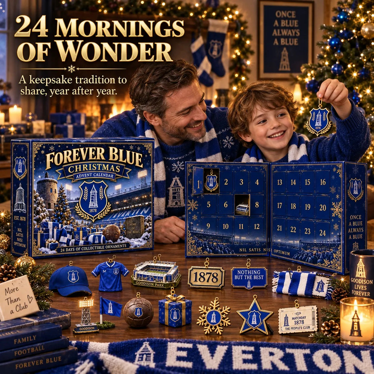 🎄 Forever Blue! Football Christmas Advent Calendar