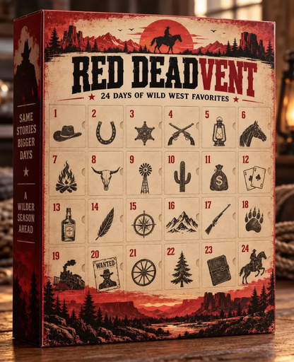 🤠 Wild West 24 Days Advent Calendar Keychain Set