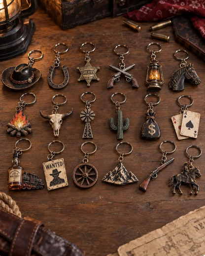 🤠 Wild West 24 Days Advent Calendar Keychain Set