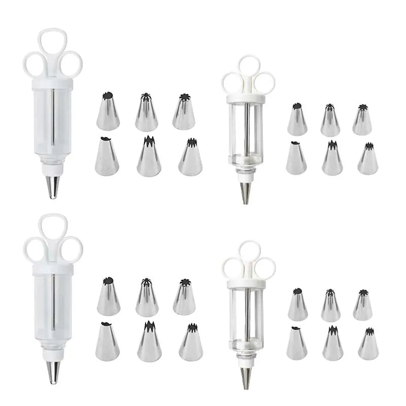 🧁 Frosting Piping Tip Set – Easy Cake & Cupcake Decorating ✨