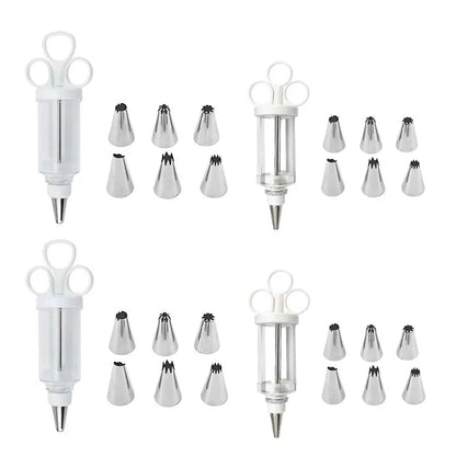 🧁 Frosting Piping Tip Set – Easy Cake & Cupcake Decorating ✨