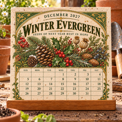 🌻 2027 The Heirloom Garden Plantable Seed Calendar