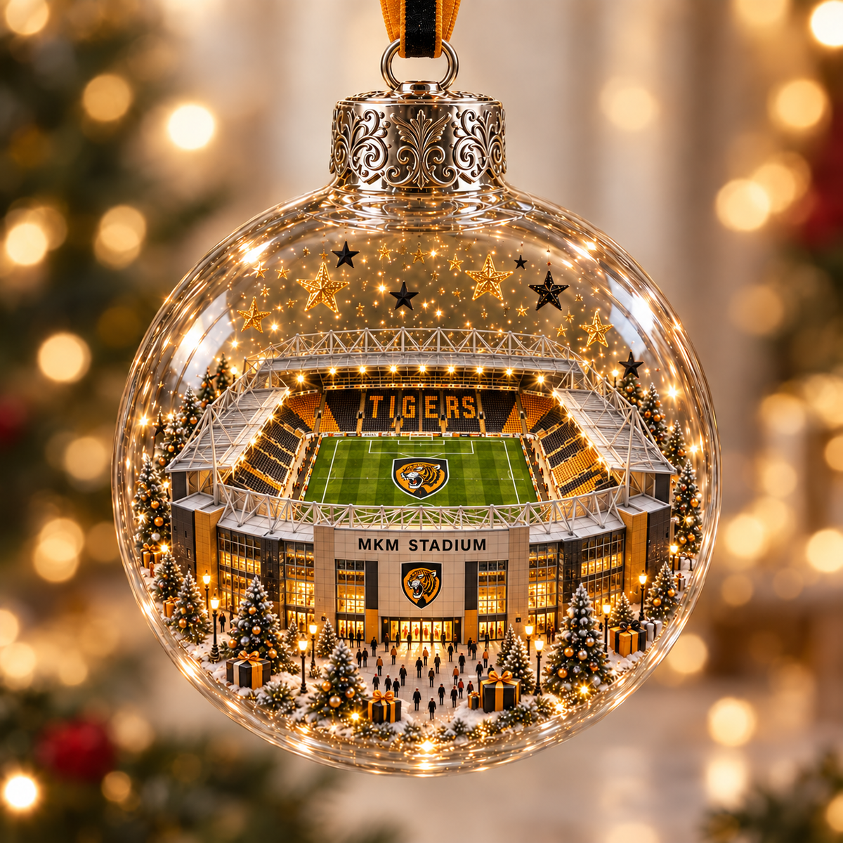 ⚽ Light-Up Football Stadium Christmas Ornament | 20 Styles – 12