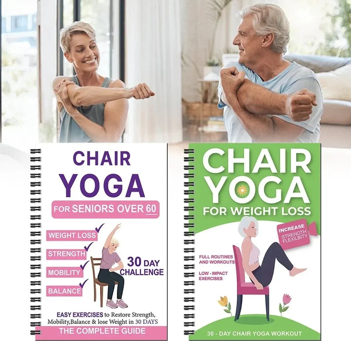 Chair Yoga for Seniors Over 60 – 40+ Gentle Exercises for Strength, Mobility & Balance