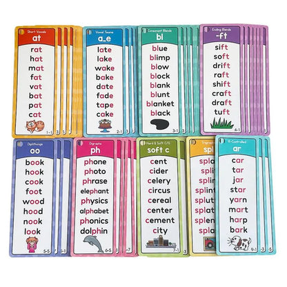 🌟 Phonics Flash Cards – 117 Sound Families & 900+ Rhyming Words for Early Reading
