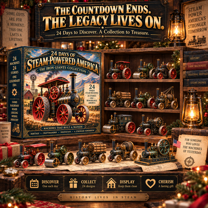 🔥 Ready to Fire Up the Past?! 🚂 2026 Steam-Powered America – 24 Days of Iron Giants & Legendary Machines!