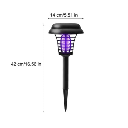 🦟☀️ Solar Mosquito Zapper Garden Light – Decorative Outdoor Bug Control Lamp 🌙
