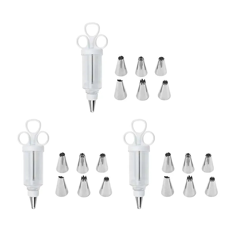 🧁 Frosting Piping Tip Set – Easy Cake & Cupcake Decorating ✨
