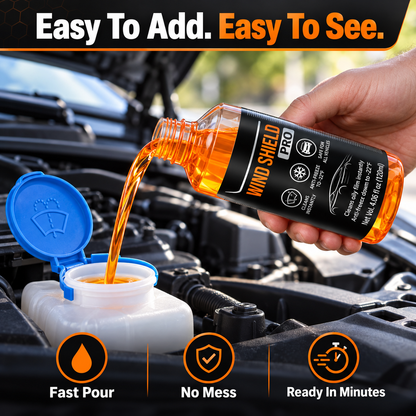 🚗 Windshield Pro All-Season Washer Concentrate – Road Film & Grime Cleaner
