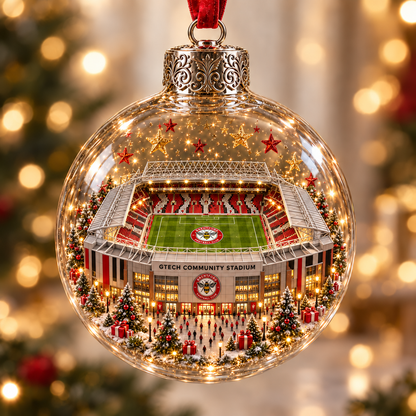 ⚽ Light-Up Football Stadium Christmas Ornament | 20 Styles – 13