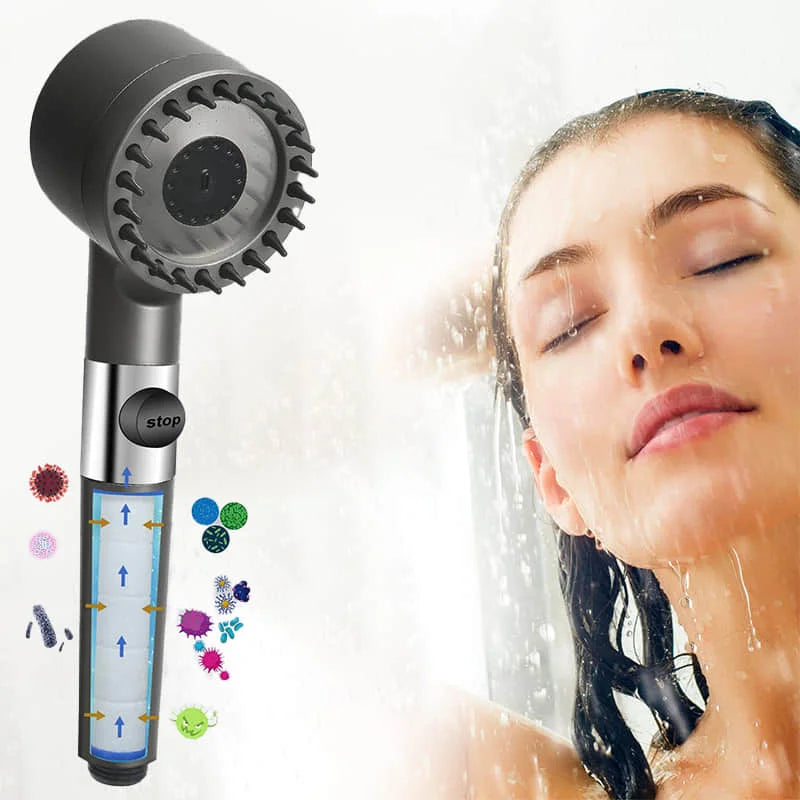 Filtered high-pressure handheld shower head – 1 Shower Head
