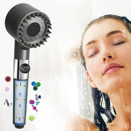 Filtered high-pressure handheld shower head – 1 Shower Head