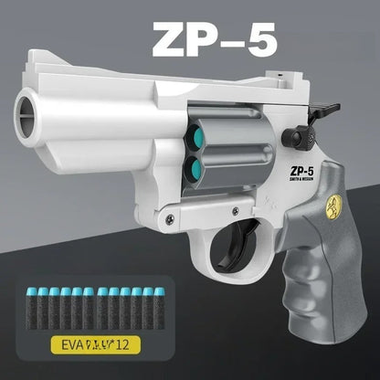 🎯 Realistic Toy Dart Revolver – Dart Blaster for Target Practice & Play ✨