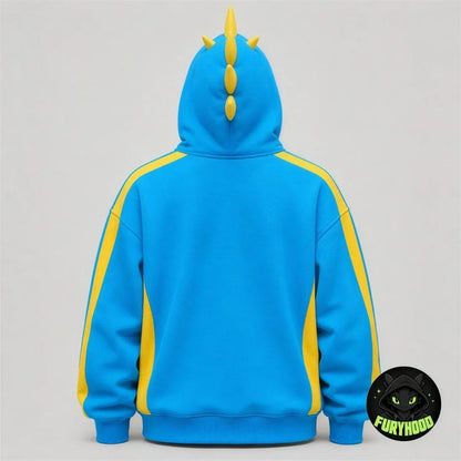 The Dragon Hoodie – Zip-Up Dragon Hooded Sweatshirt with Built-In Balaclava