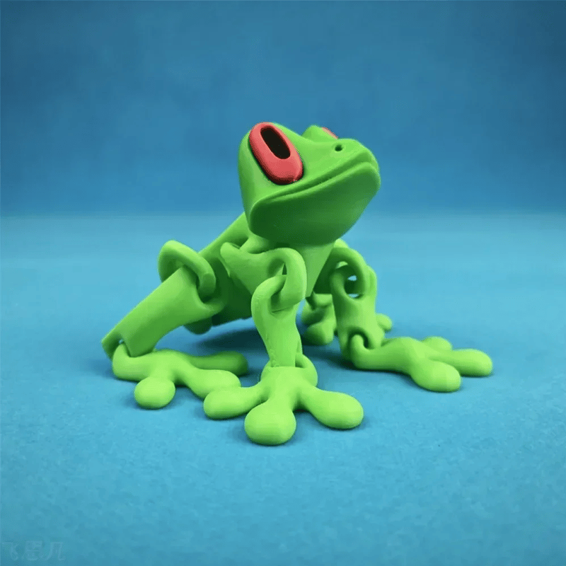 🐸✨ 3D Printed Magnetic Frog – Colorful Fridge Magnet & Whimsical Desk Decor