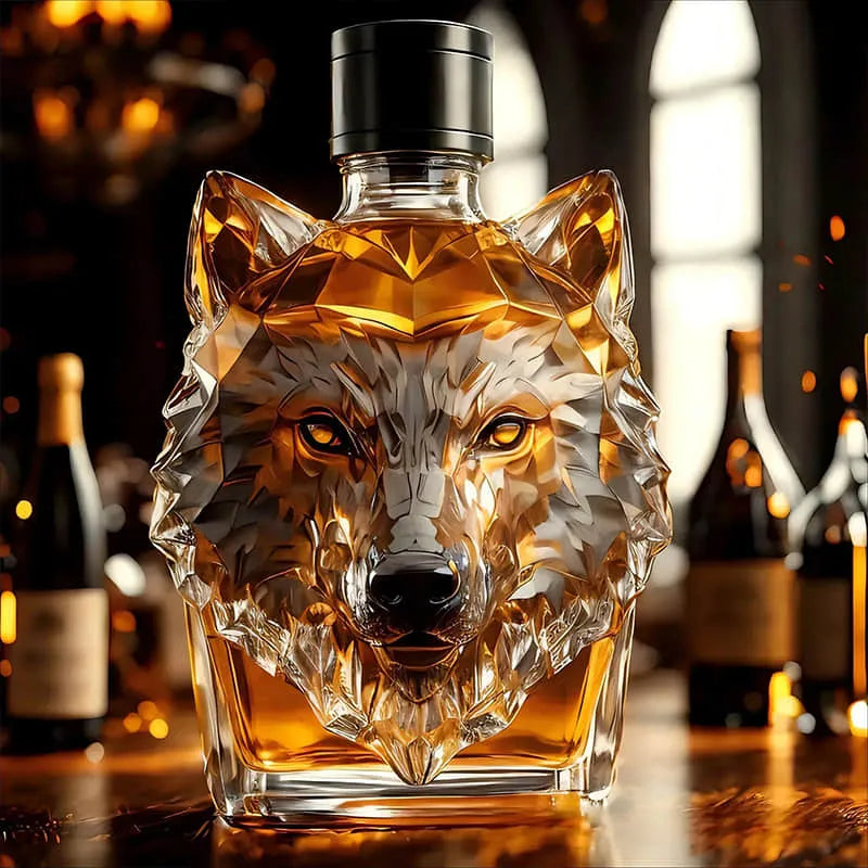 Hobelis Gallant Wolf Whiskey Bottle