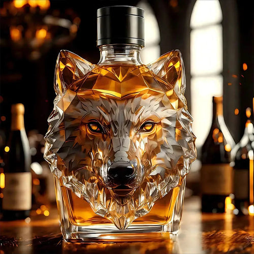 Hobelis Gallant Wolf Whiskey Bottle
